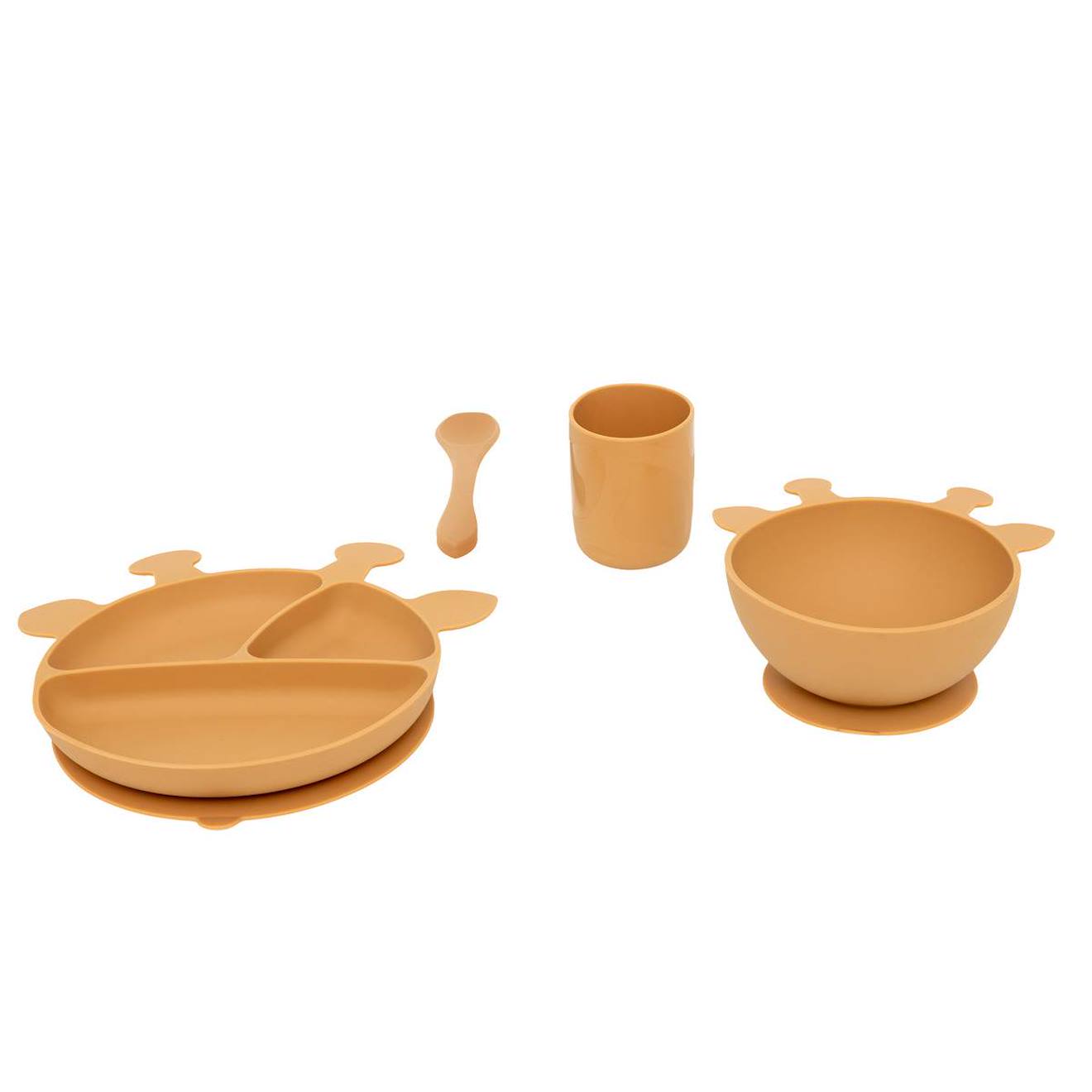 Set Repas Vaisselle 4 Pièces Enfant Ocre (Atmosphera For Kids) - Couverture