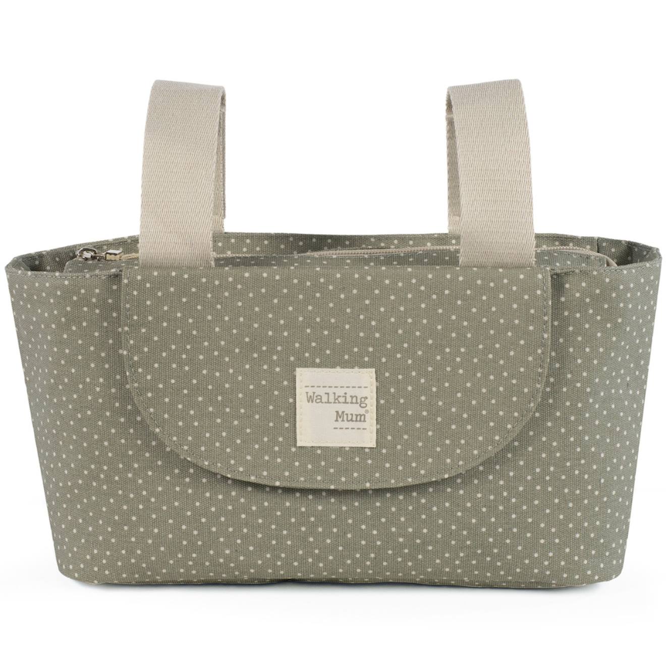 Sac À Poussette Vert, Écru