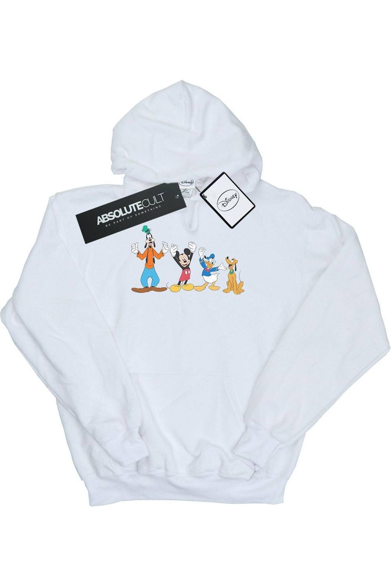 Sweat À Capuche Coton Disney Blanc
