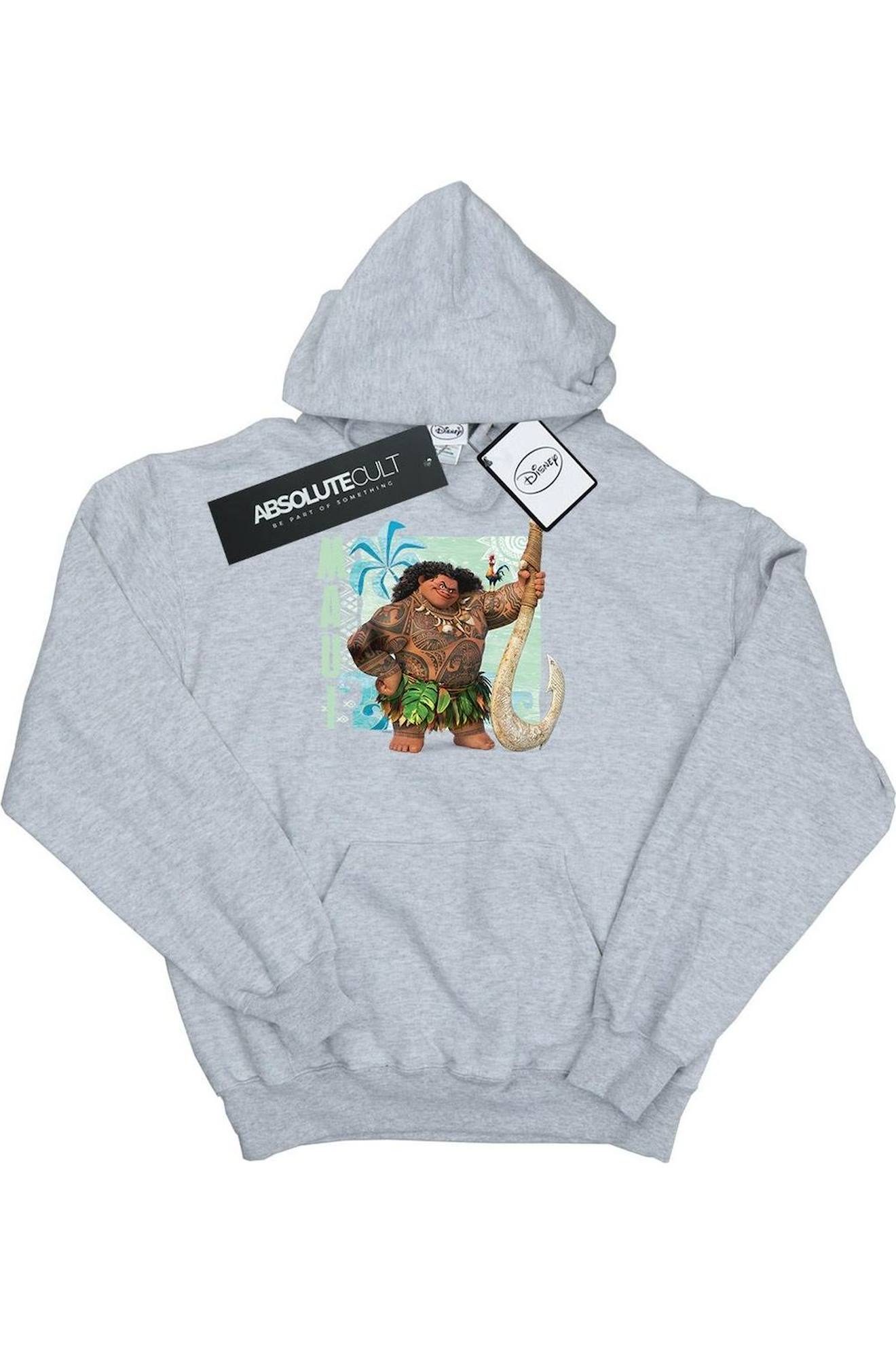 Sweat À Capuche Coton Disney Gris Chiné