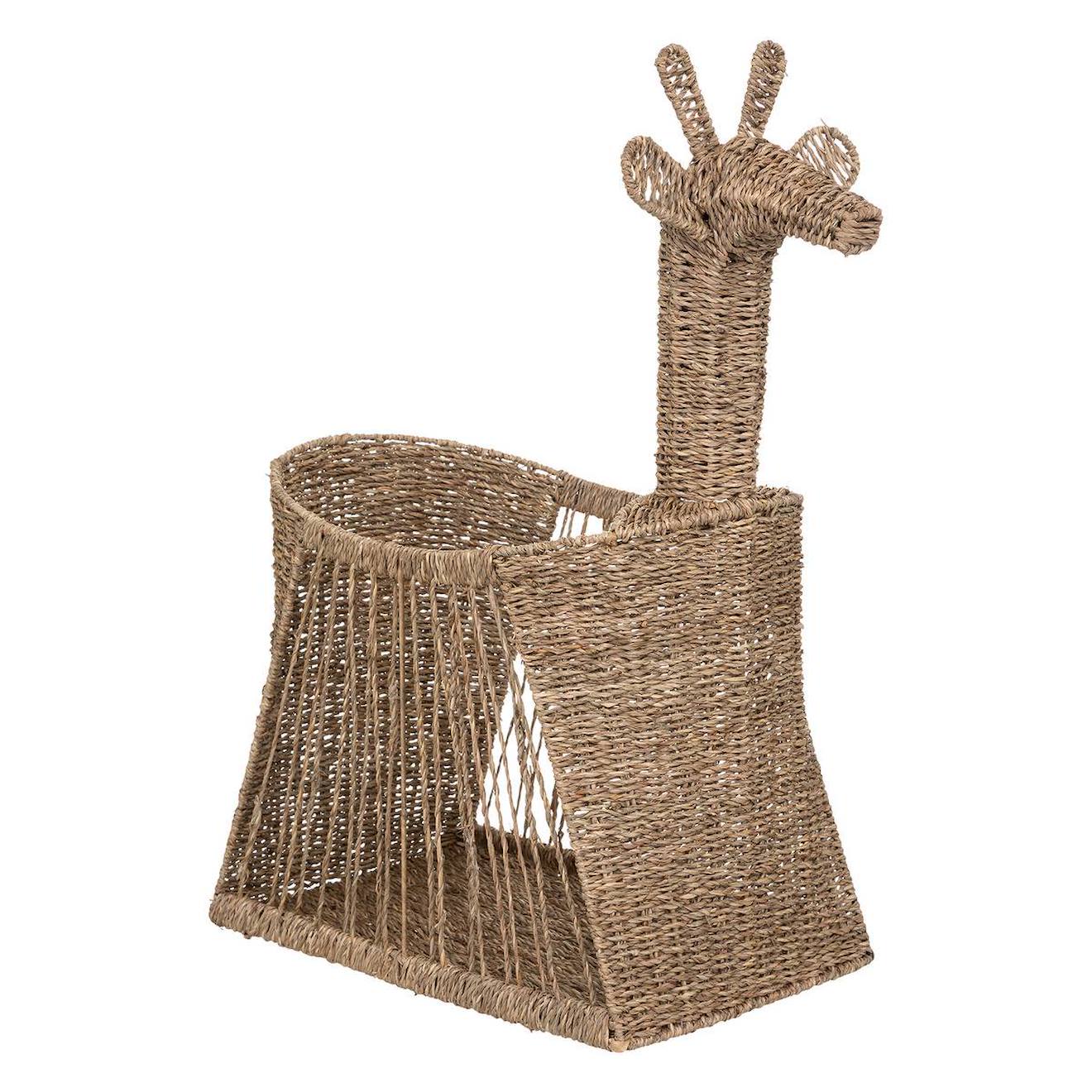VERTBAUDET Panier de rangement XL en corde de coton Girafe VERTBAUDET Panier de rangement XL en corde de coton Girafe