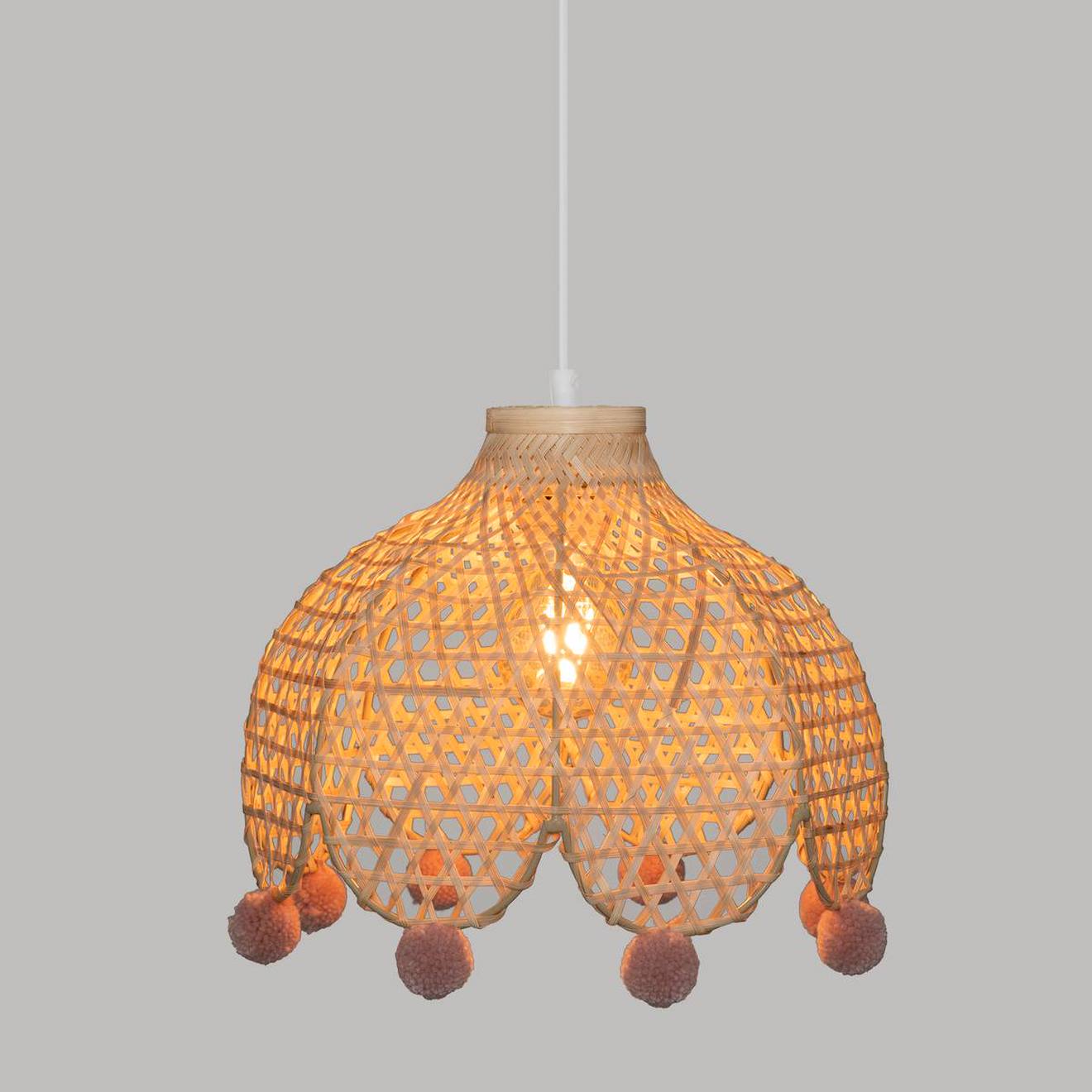Suspension Enfant Pompons - Maka Beige (Atmosphera) - Image 2