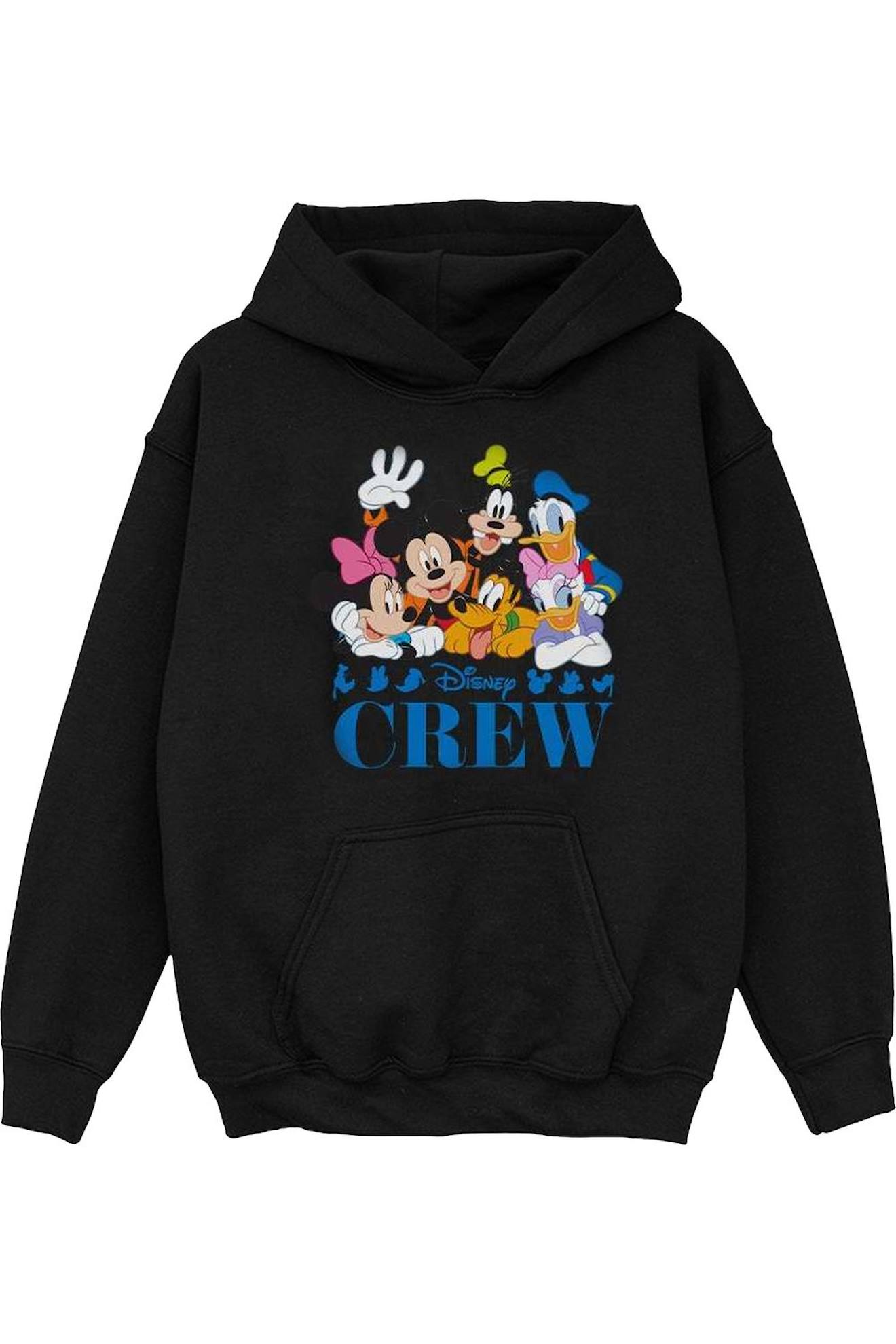 Sweat À Capuche Friends Coton Disney Noir