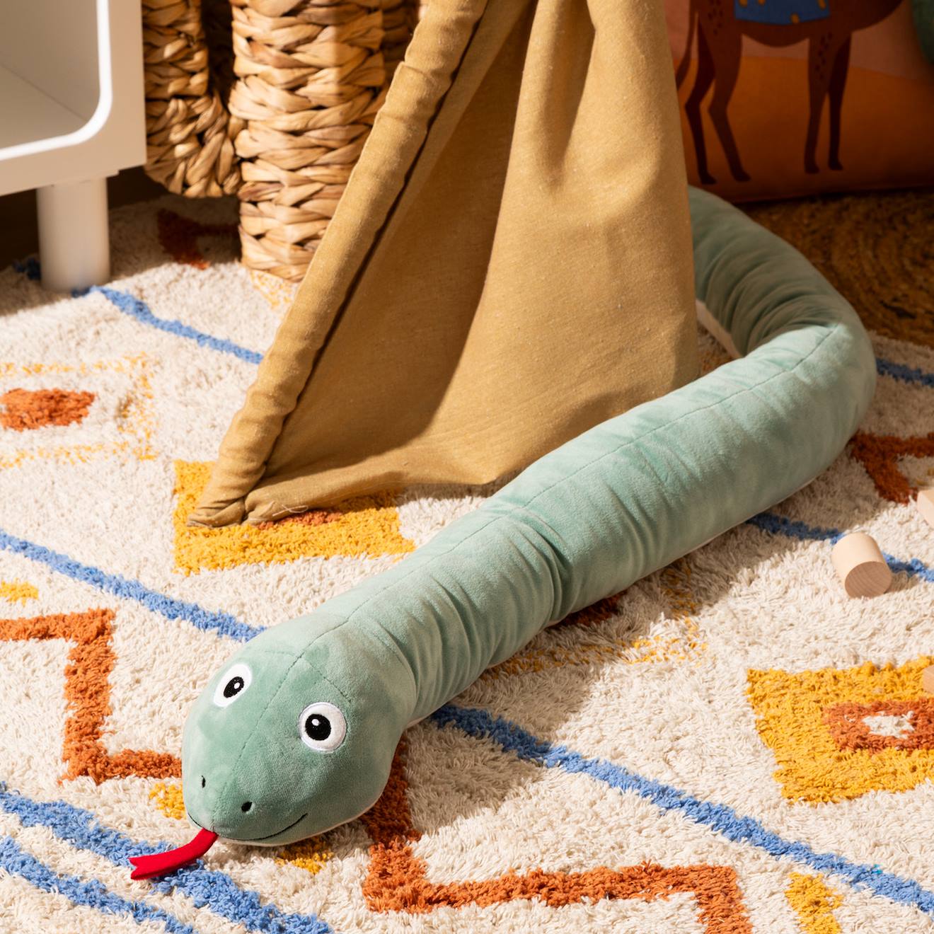 Peluche Serpent Xl - Acka Vert
