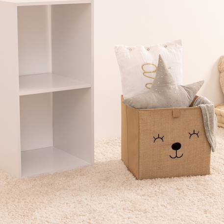 Atmosphera - Bac De Rangement Ourson - Kezi Marron Caramel