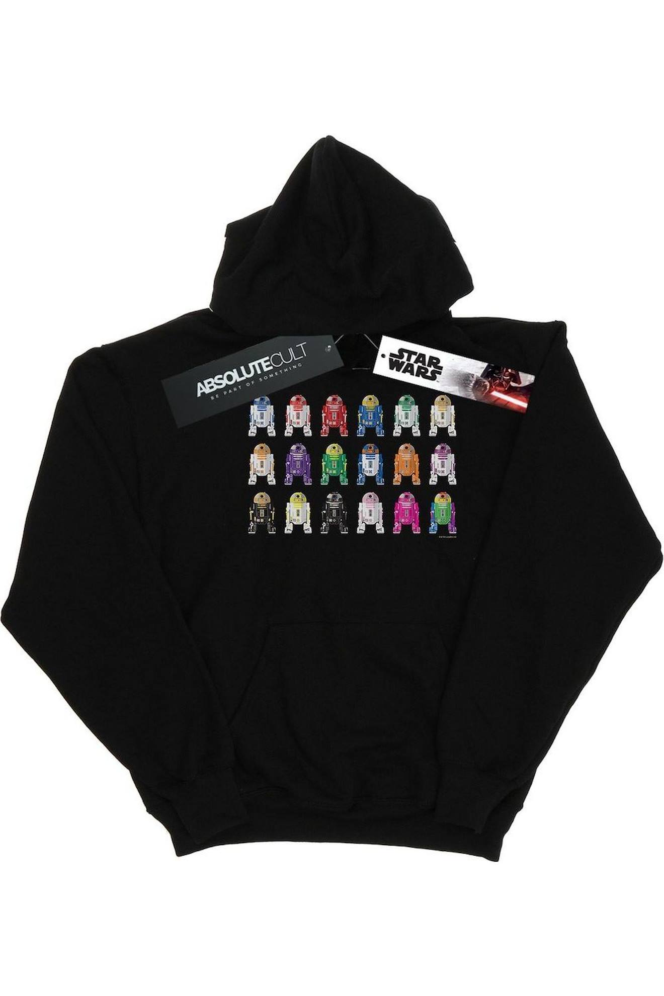 Sweat Capuche Coton Star Wars R2 Units Noir 38 €