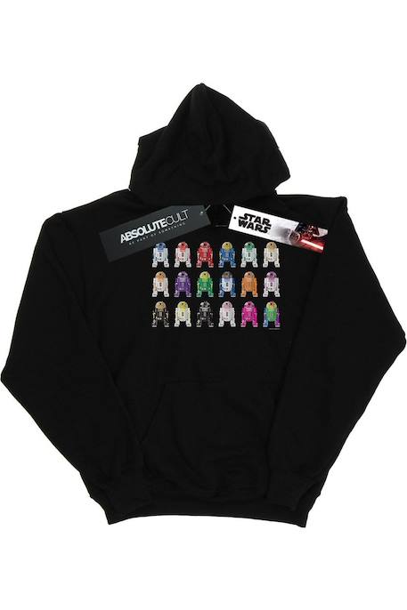 Sweat à capuche coton star wars r2 units  - vertbaudet enfant