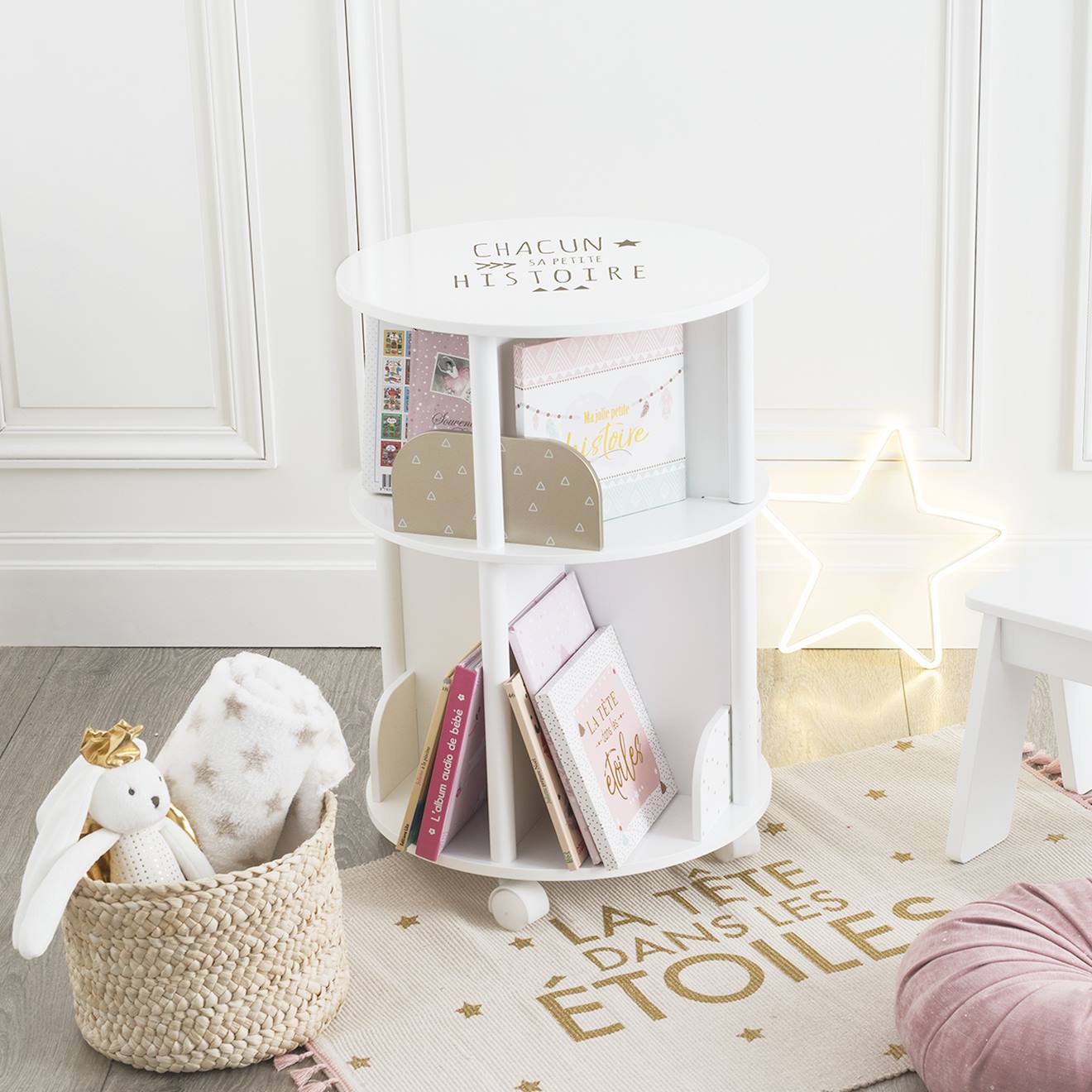 Bibliotheque+Enfant+Rose