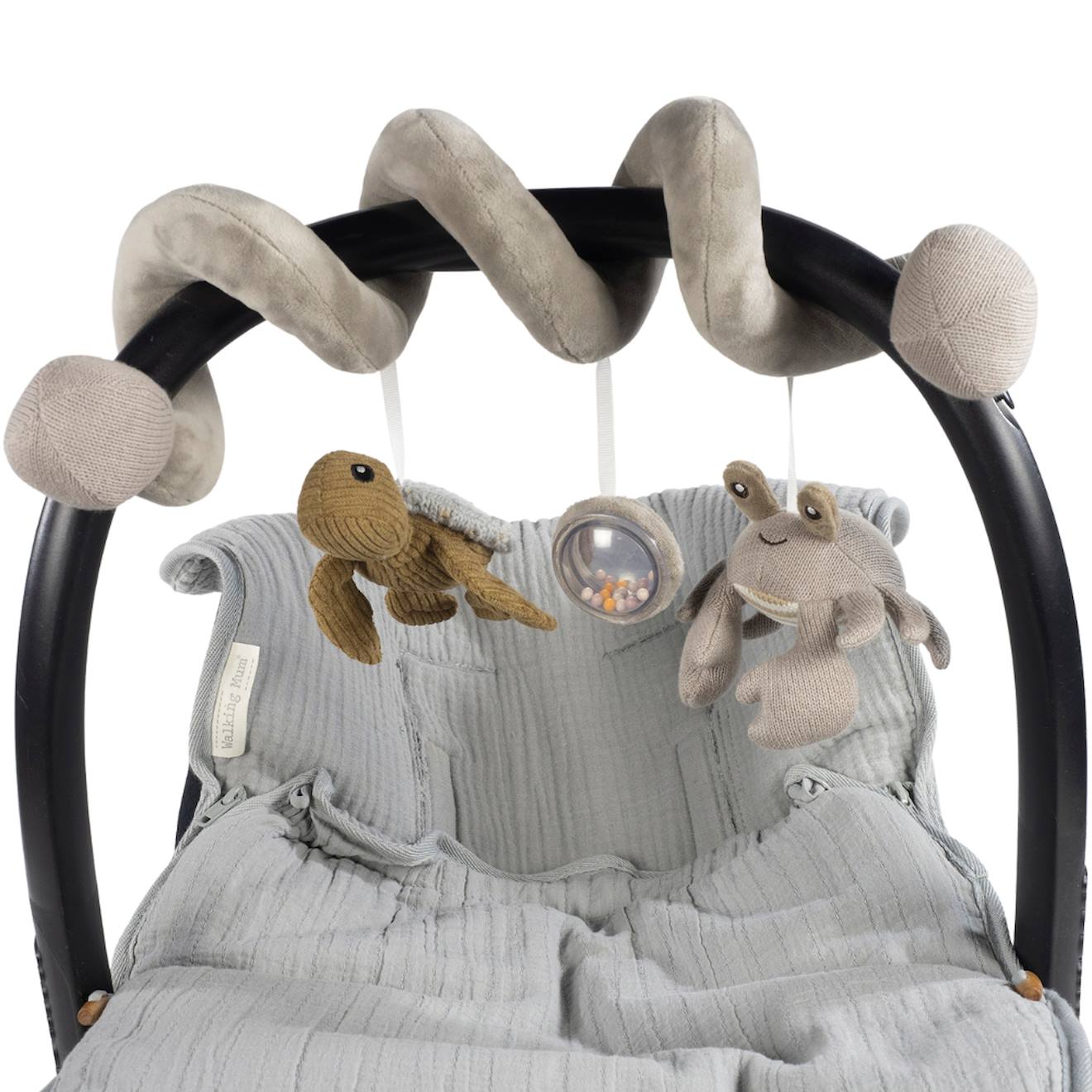 Spirale D'activités Gris, Marron, Blanc