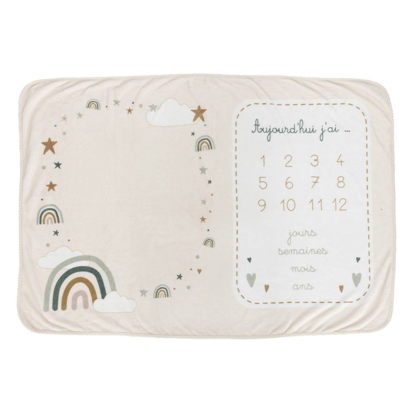 Couverture Étape Bébé - Eloic Multicolore (Atmosphera) - Image 1