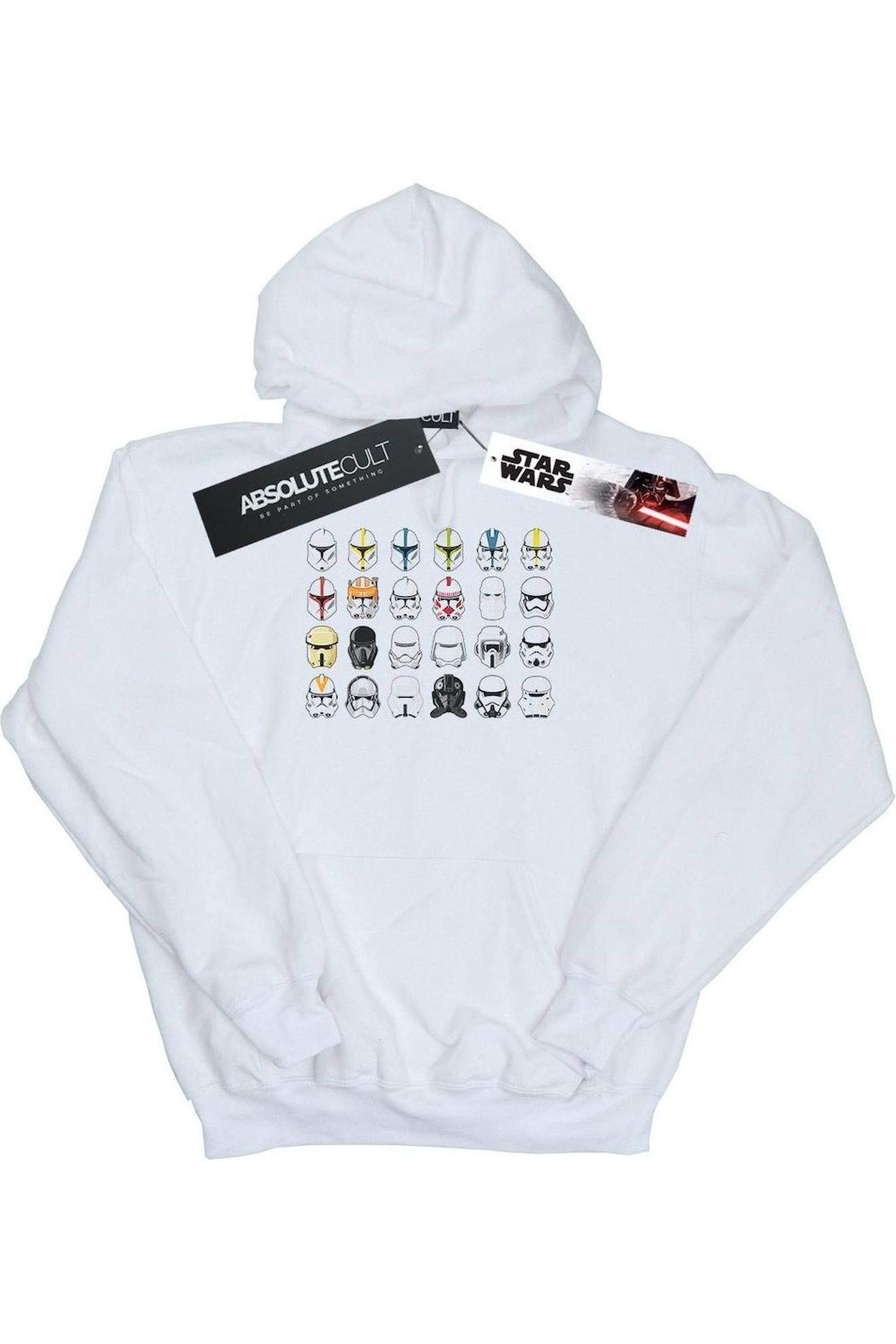 Sweat Capuche Coton Star Wars Troopers Blanc 36 €