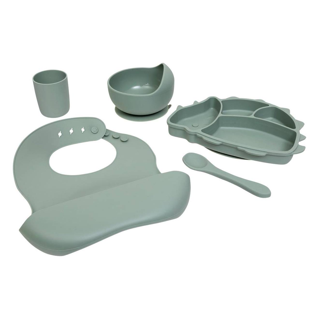 Set Repas 5 Pièces Yum Vert Vert Clair (Atmosphera) - Image 1