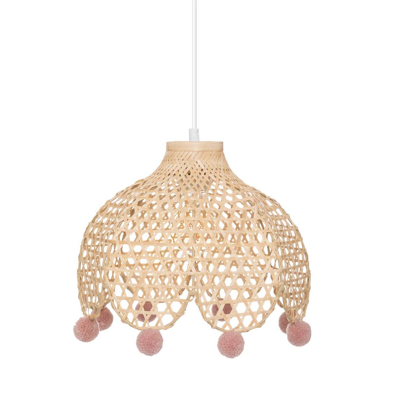 Suspension Enfant Pompons - Maka Beige (Atmosphera) - Image 1