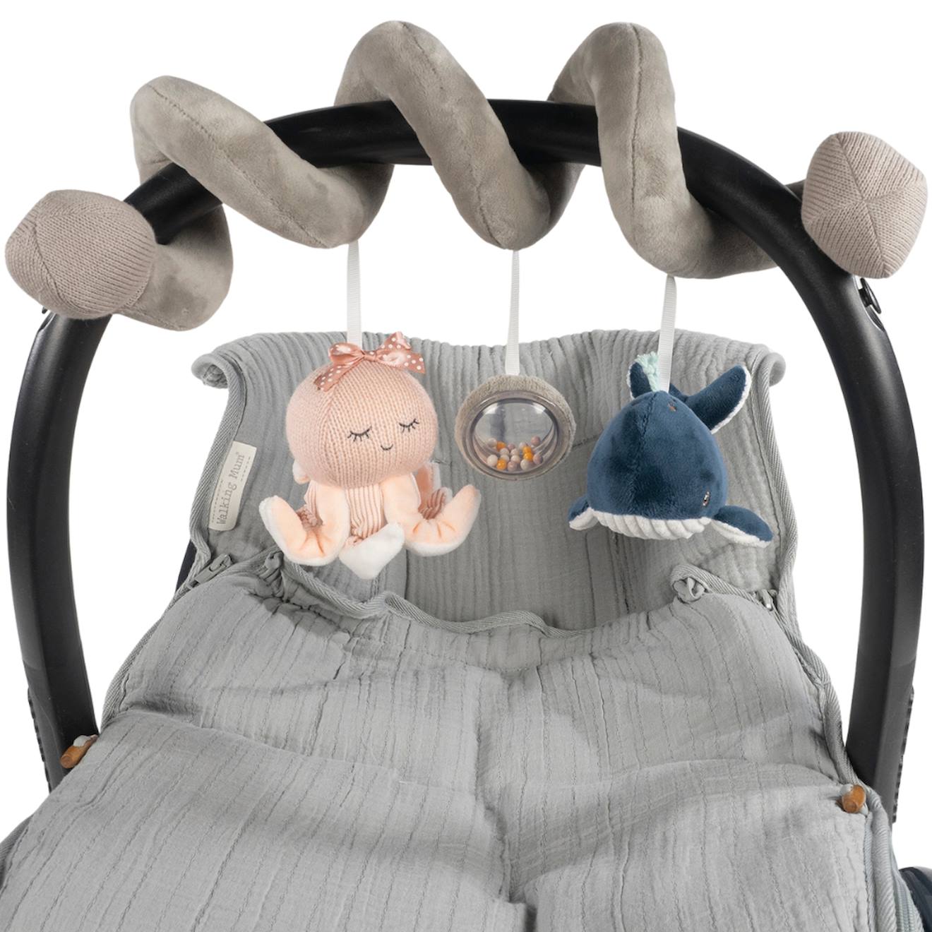 Spirale D'activités Lola Et Nico Gris, Rose, Bleu (Walking Mum) - Couverture