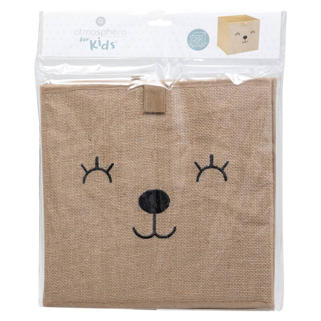 Bac De Rangement Ourson - Kezi Marron Caramel (Atmosphera) - Image 2