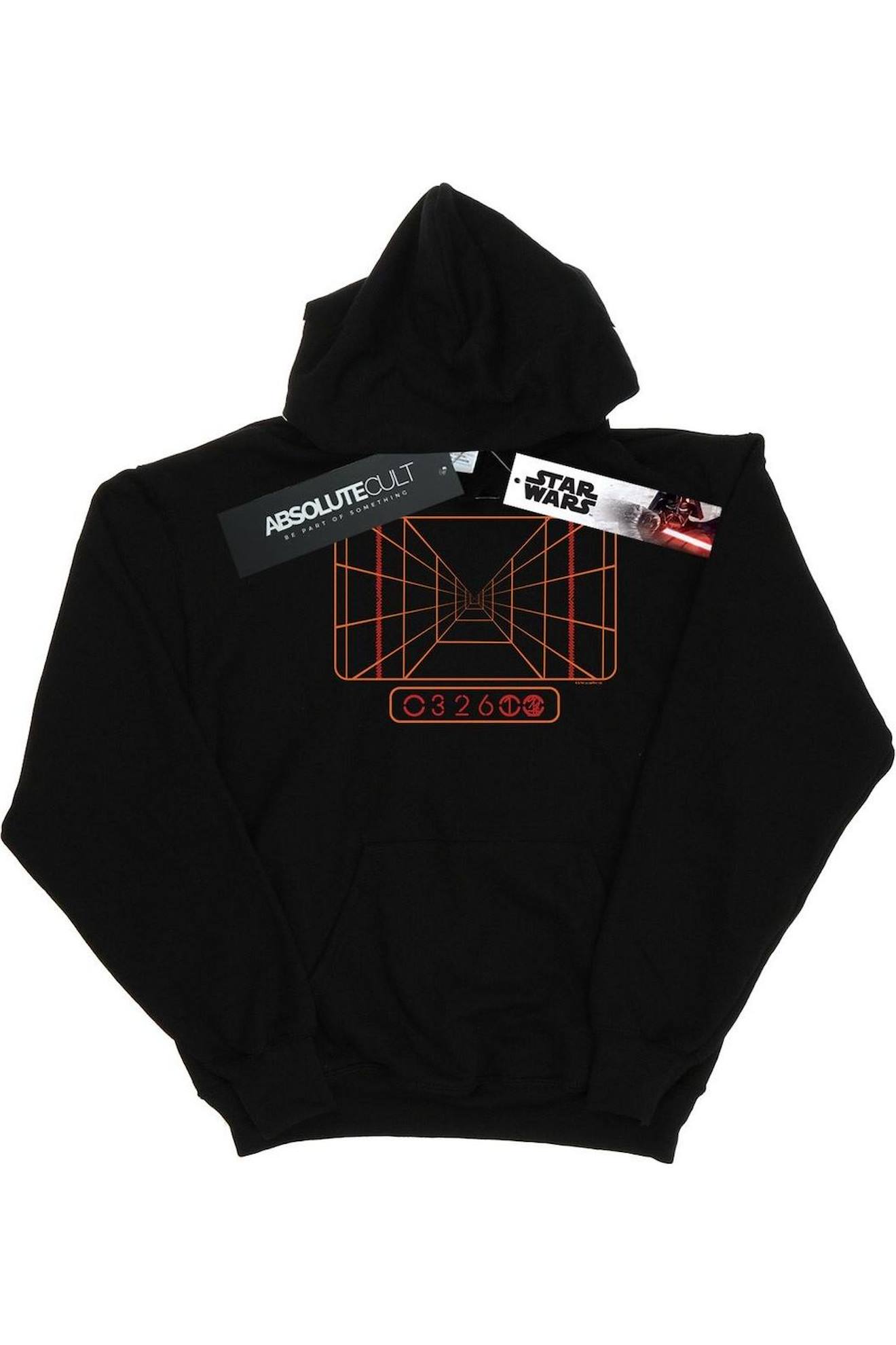 Sweat À Capuche Coton Star Wars Noir