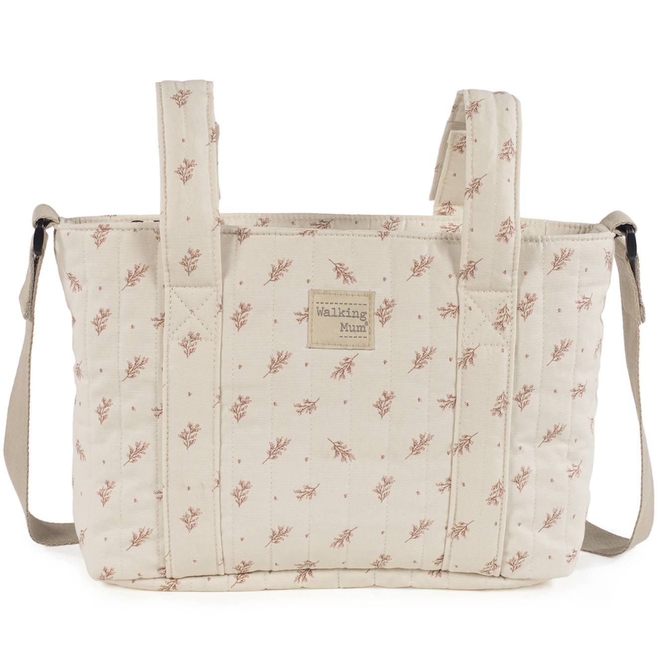 Sac À Poussette Crossbody Ecru, Rose