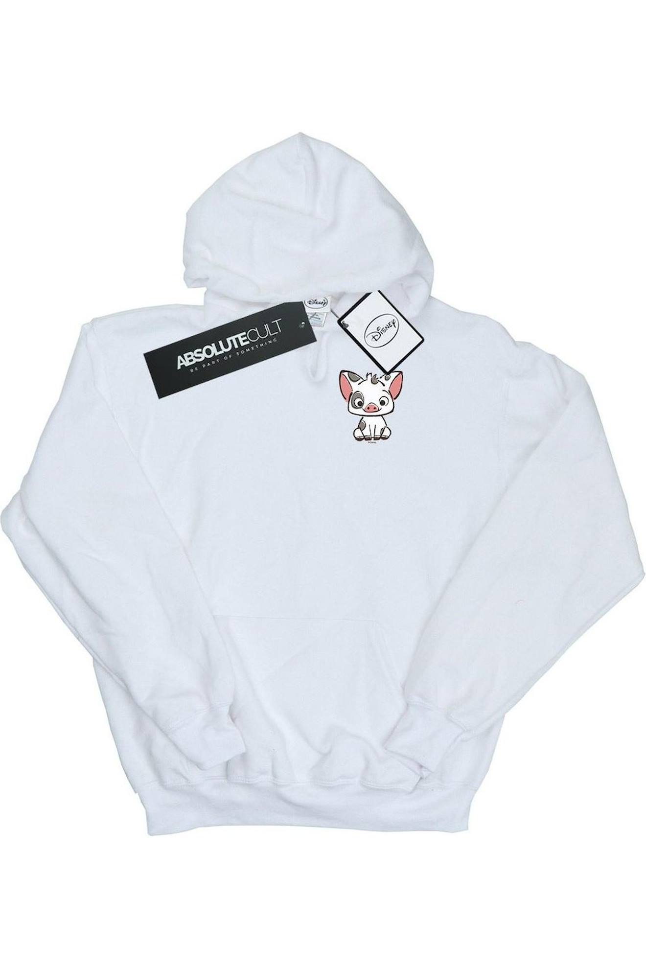 Sweat À Capuche Coton Disney Blanc