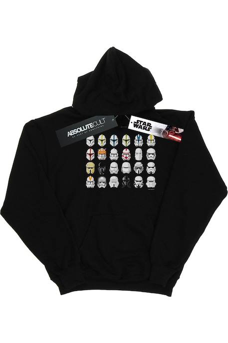 Sweat à capuche coton star wars troopers  - vertbaudet enfant