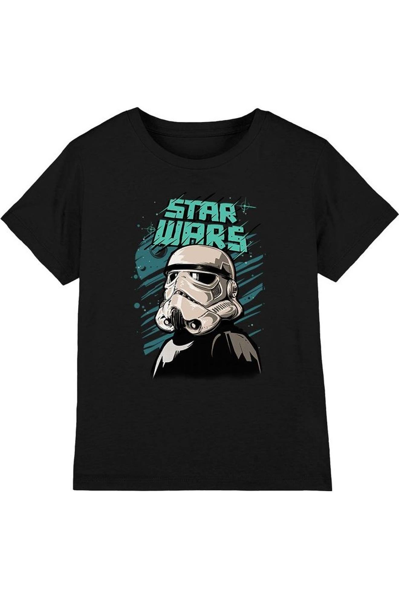 T-shirt Coton Star Wars Street Glare Noir