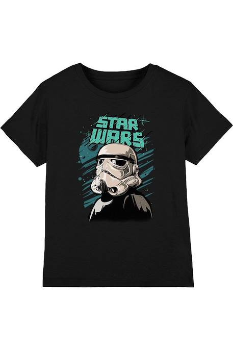 Fille-T-shirt, sous-pull-T-shirt coton star wars street glare