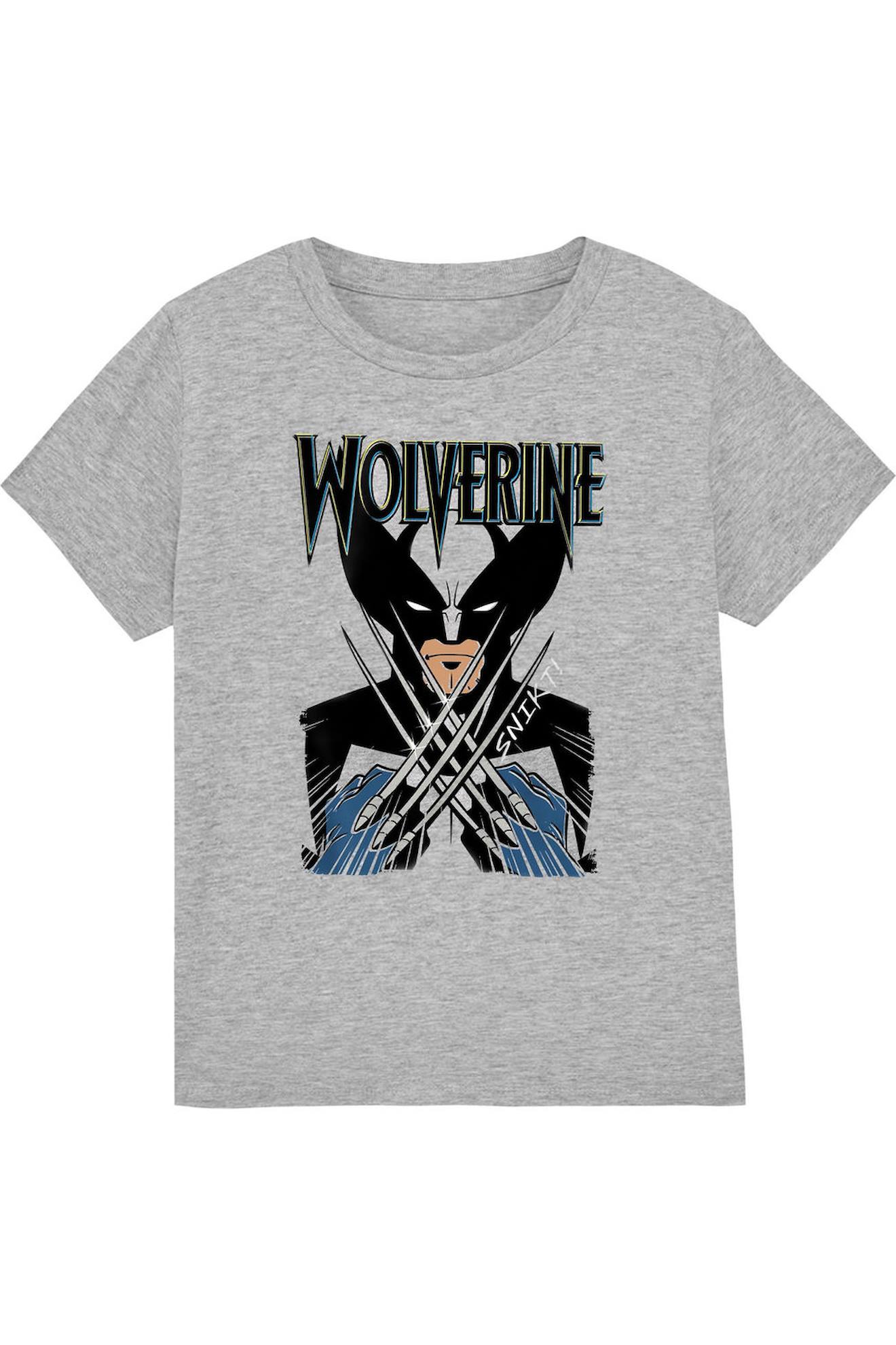 T-shirt Coton X-men Gris Chiné