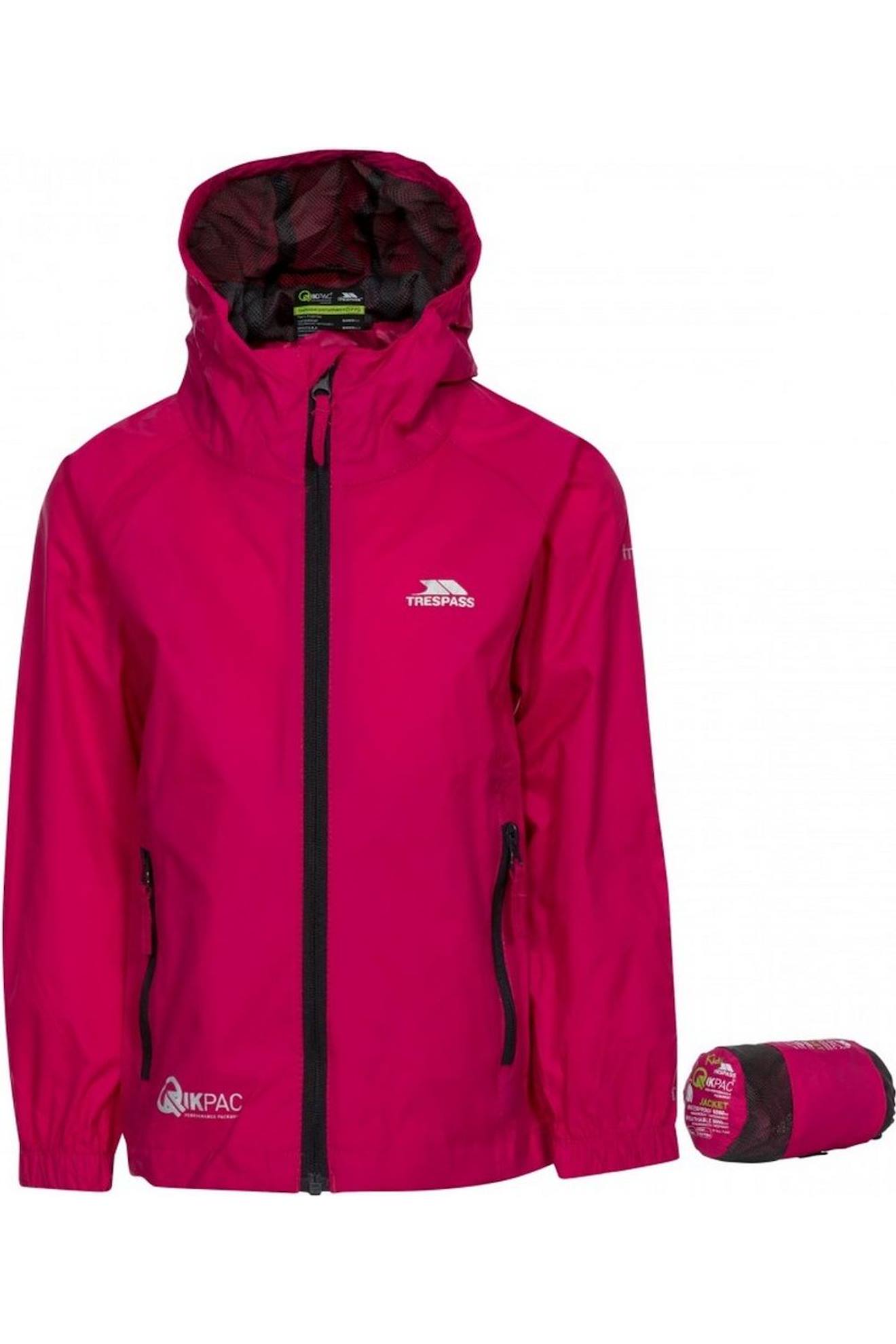 Qikpac Veste Imperméable Repliable Coton Égyptien Rose