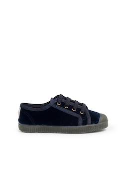 Chaussures-Chaussures garçon 23-38-Baskets, tennis-Baskets enfants en velours avec lacets