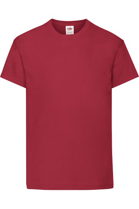 T-shirt coton original Azur+Blanc+Bleu ciel+Bleu marine+Bleu marine sombre+Bleu roi+Bordeaux+Fuchsia+Gris chiné+Jaune+Noir+Olive classique+Orange+Rouge+Rouge orangé+Tournesol+Vert bouteille+Vert clair+Vert kelly+Violet 43 - vertbaudet enfant 