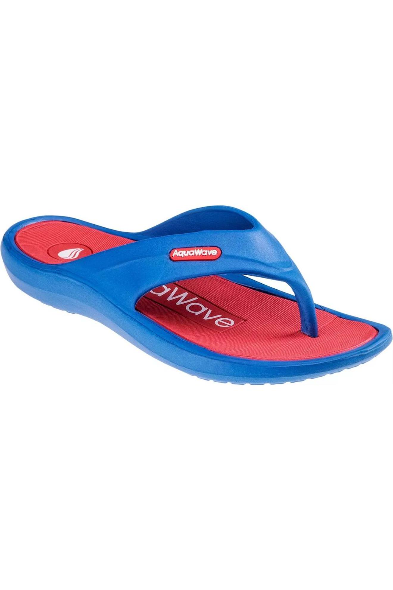 Tongs Synthétique Alemos Bleu / Rouge