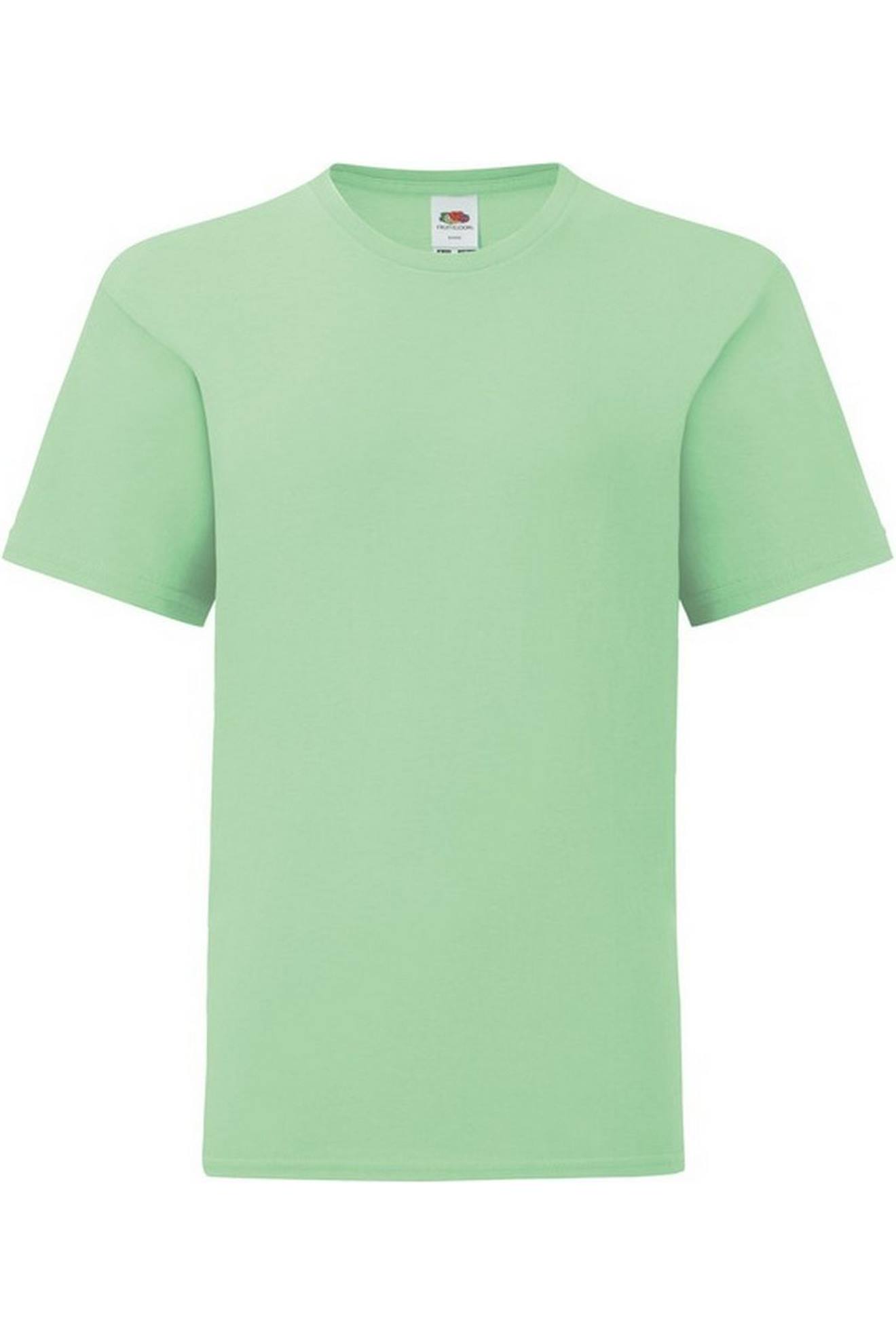 T-shirt Iconic Coton Peigné Et Filé À L'anneau 150 Vert Pâle