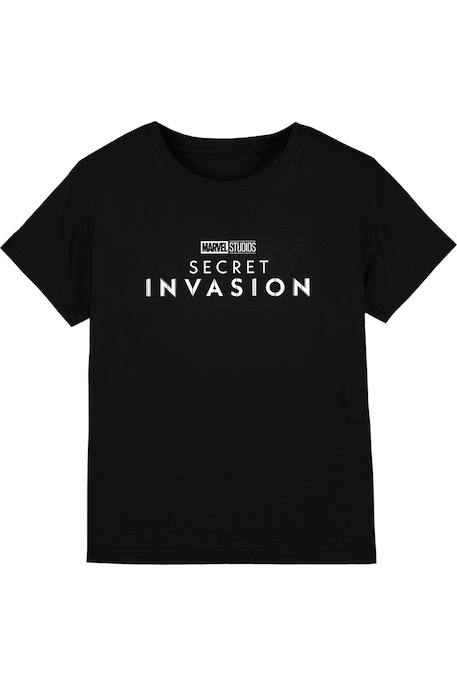 Fille-T-shirt, sous-pull-T-shirt coton secret invasion