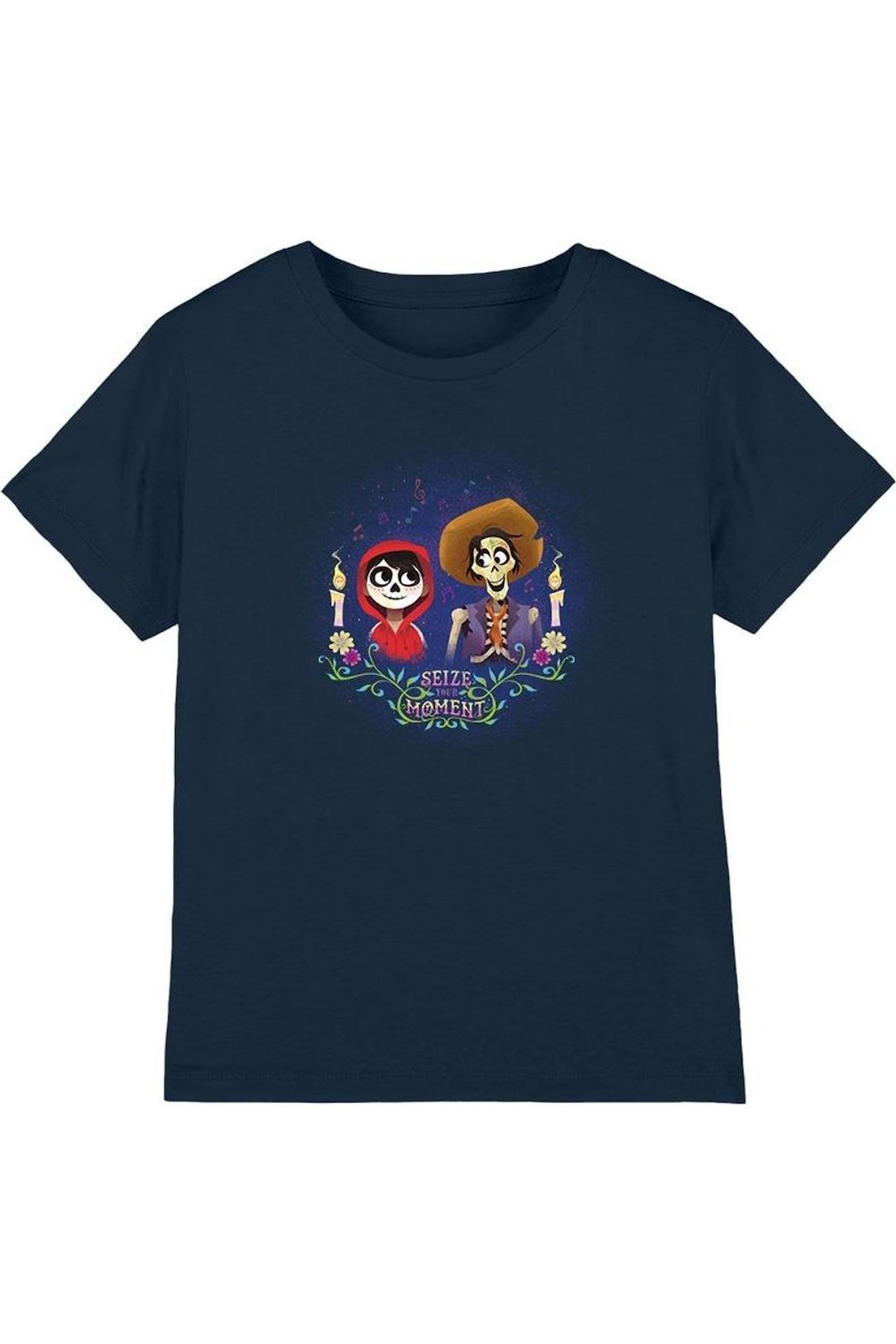 T-shirt Coton Seize Your Moment Bleu Marine