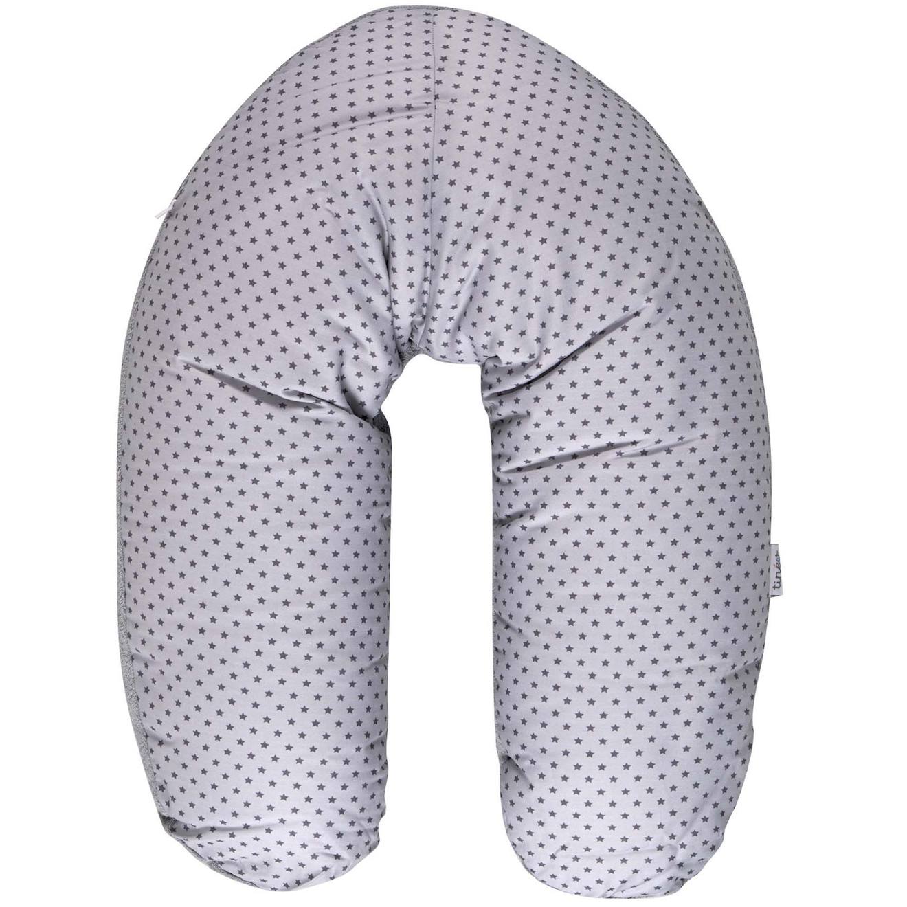Coussin D'allaitement Et De Grossesse Éponge Gris (Tineo) - Image 1