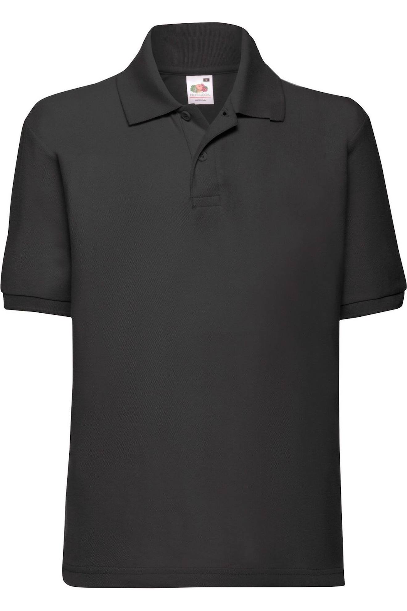Polo Polyester 65/35 Noir