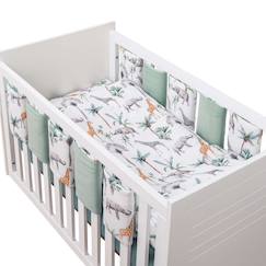 Linge de maison et décoration-Tour de lit modulable et réversible safari