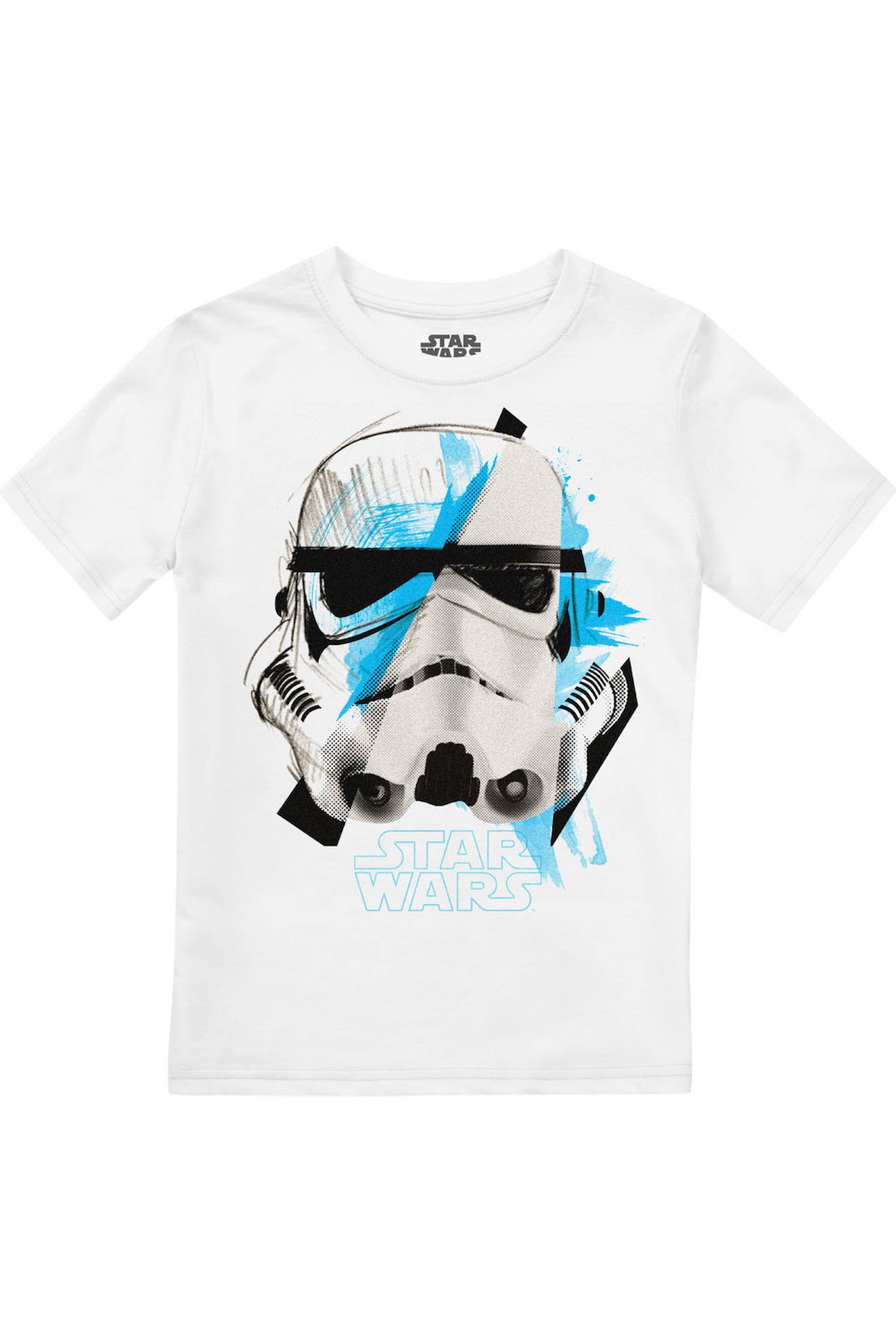 T-shirt Coton Star Wars Stormtrooper Blanc