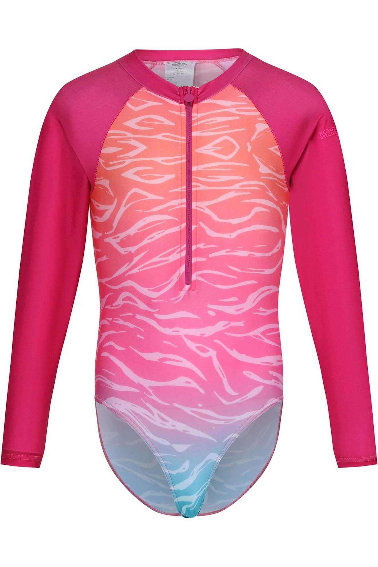 Maillot De Bain 1 Pièce Flamant Rose / Mandarine