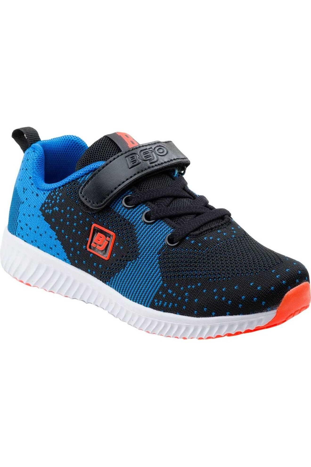 Baskets Synthétique Vetas Noir / Bleu Marine / Orange