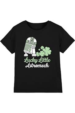 Garçon-T-shirt, polo, sous-pull-T-shirt coton star wars lucky astromech