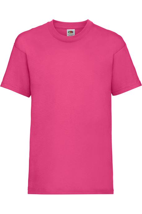 Fille-T-shirt, sous-pull-T-shirt-T-shirt coton valueweight