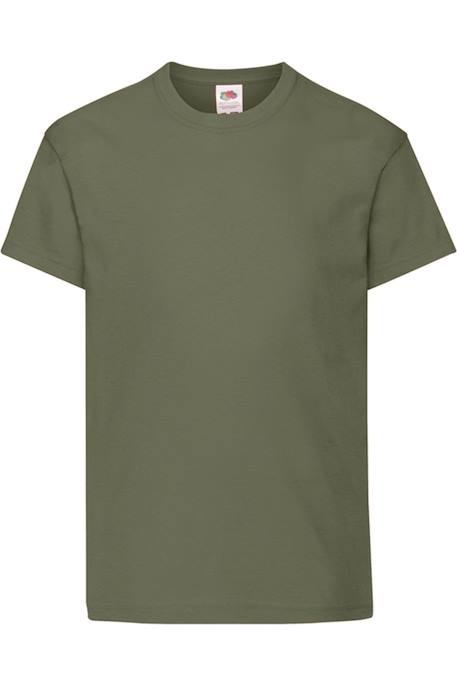 T-shirt coton original Azur+Blanc+Bleu ciel+Bleu marine+Bleu marine sombre+Bleu roi+Bordeaux+Fuchsia+Gris chiné+Jaune+Noir+Olive classique+Orange+Rouge+Rouge orangé+Tournesol+Vert bouteille+Vert clair+Vert kelly+Violet 34 - vertbaudet enfant 