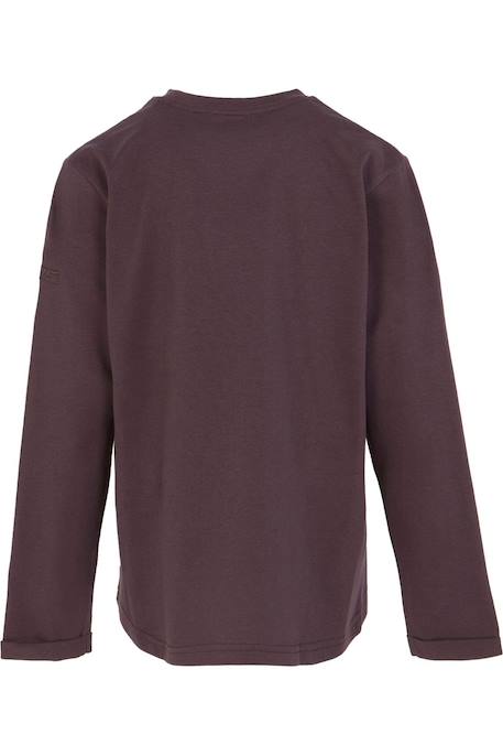 T-shirt wenbie coton iii Prune sombre 2 - vertbaudet enfant 
