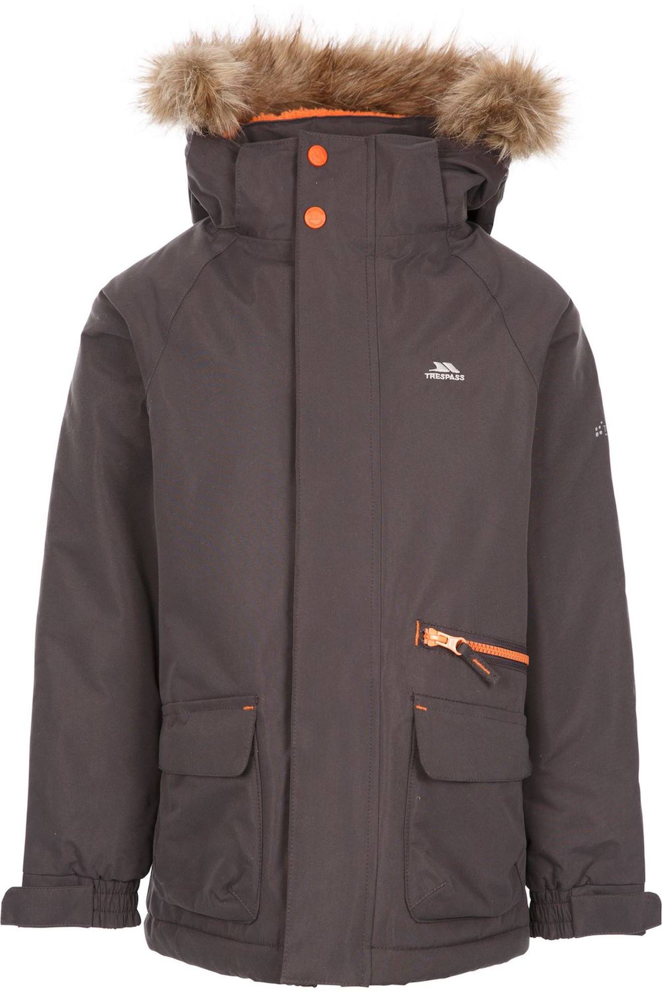 Parka Polyester Upbeat Gris Foncé