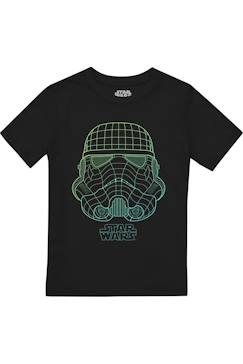 Garçon-T-shirt, polo, sous-pull-T-shirt-T-shirt motif trooper quadrillé coton star wars