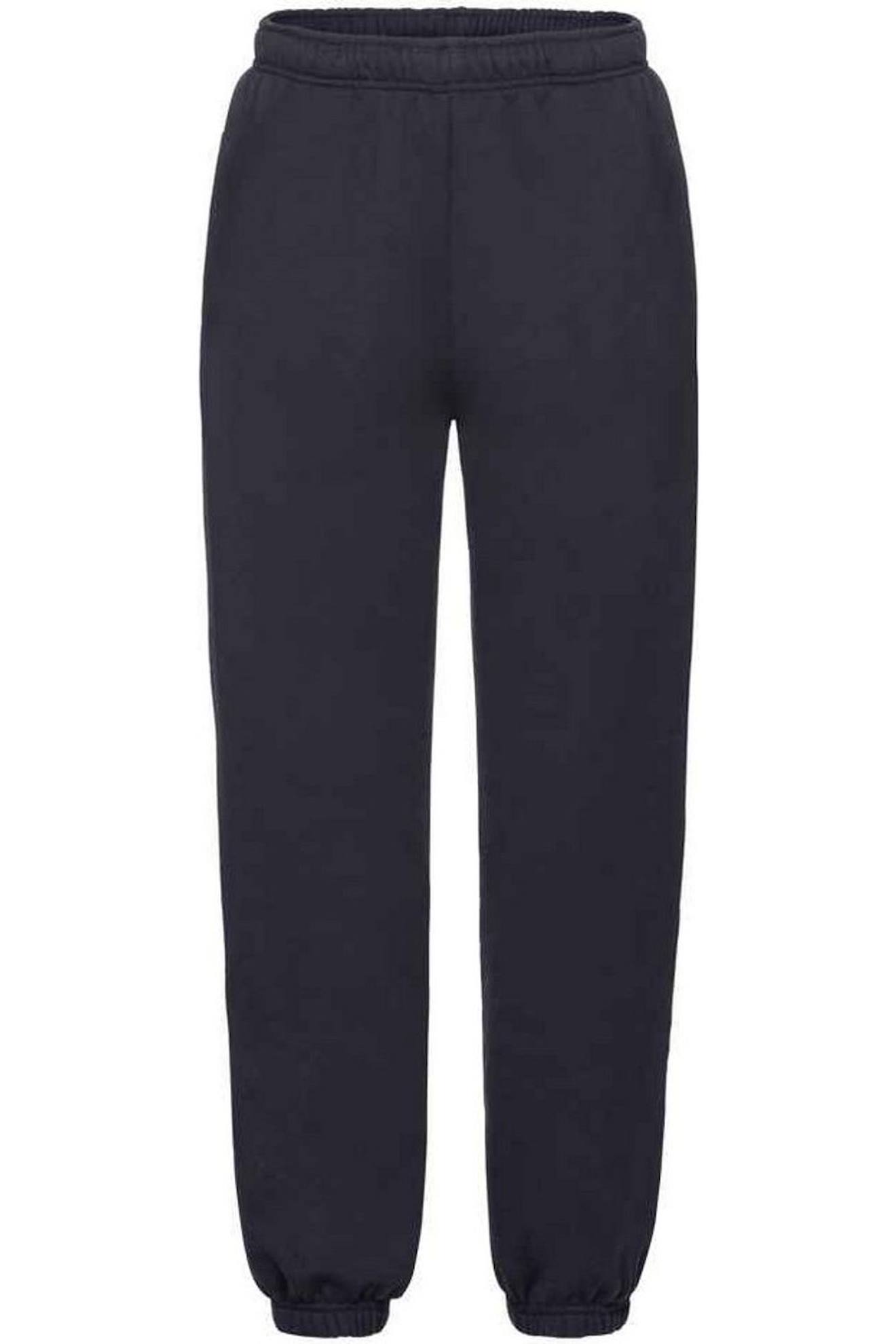 Pantalon De Jogging En Coton Peigné Qualité Supérieure Premium Bleu Marine Sombre