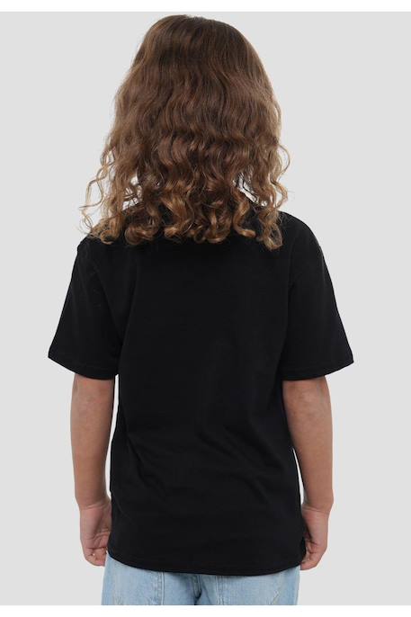 T-shirt anna coton la reine des neiges fearless like anna Noir 2 - vertbaudet enfant 