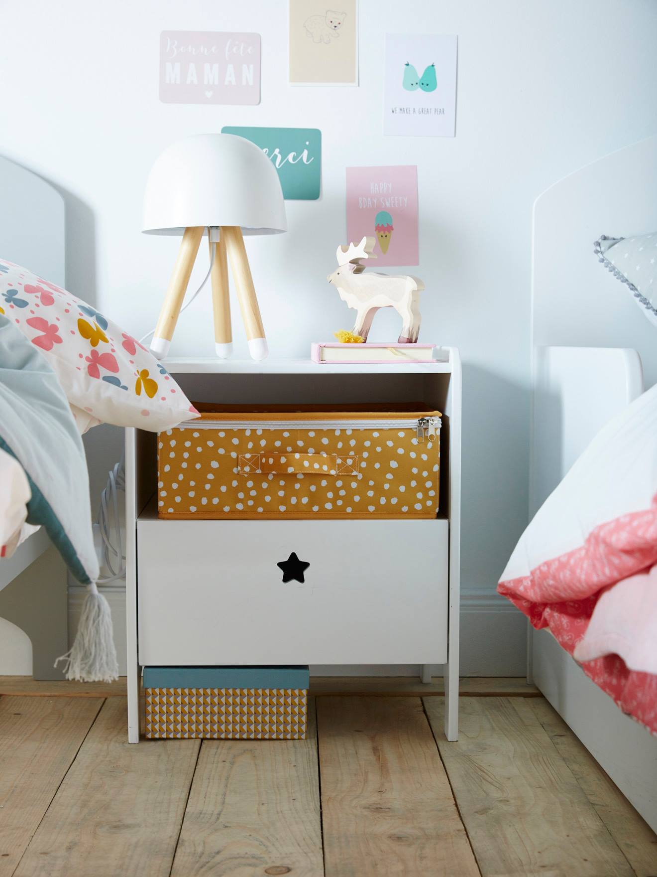 Chevet LIGNE SIRIUS blanc