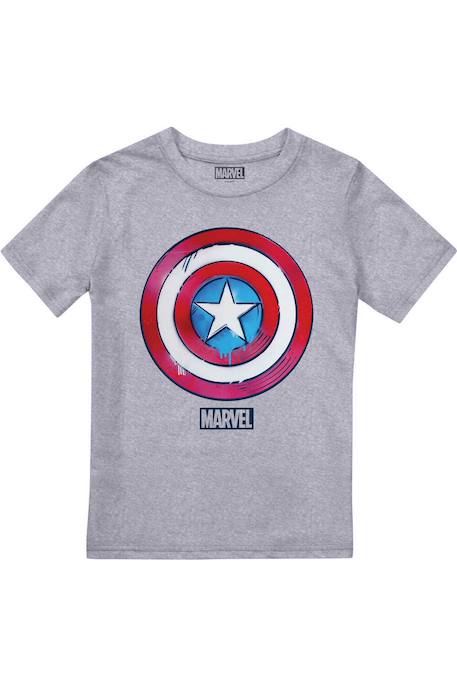 T-shirt motif bouclier dégoulinant coton  - vertbaudet enfant