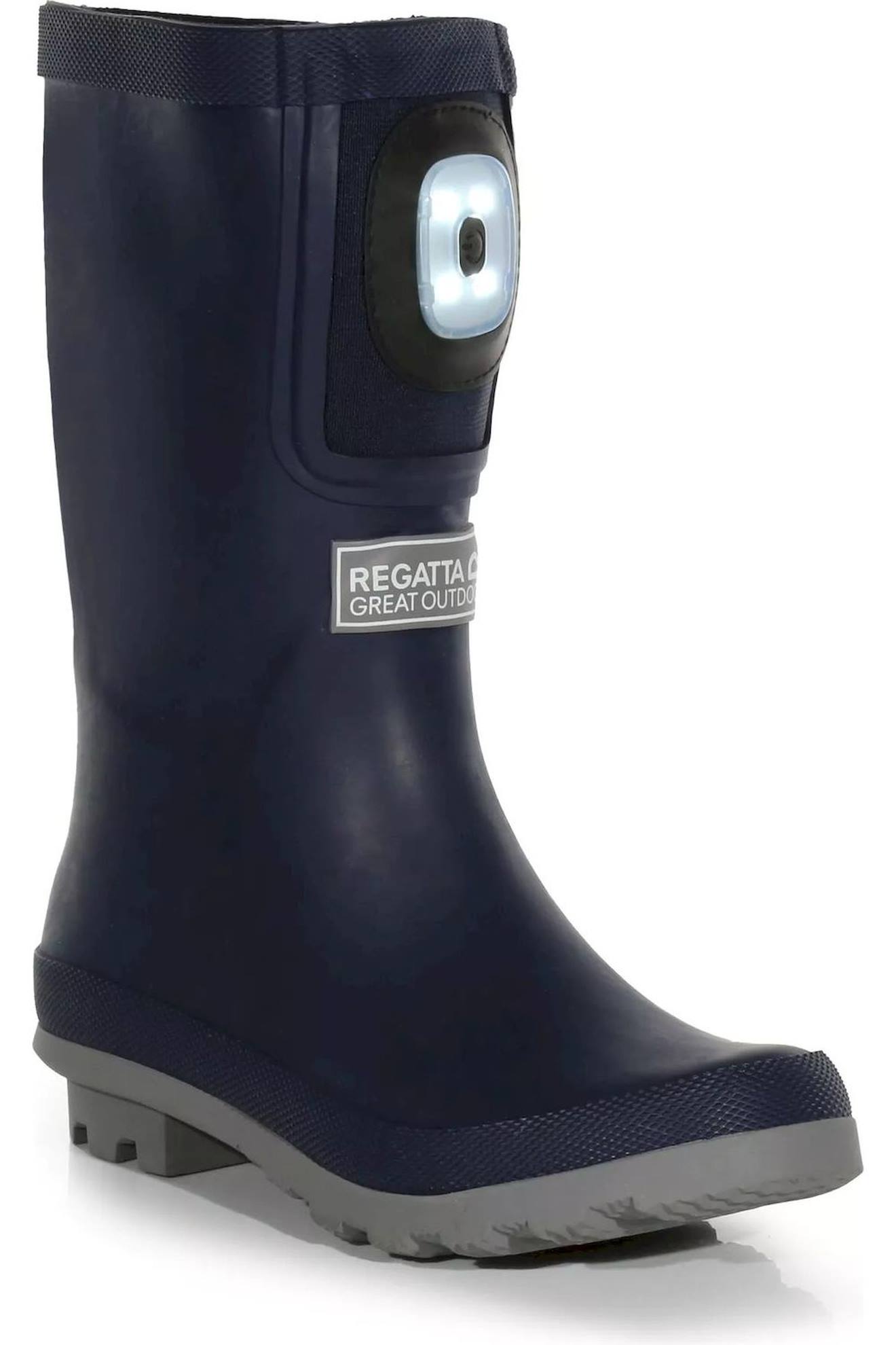 Bottes De Pluie Fairweather Shine Brite Bleu Marine / Gris Orage